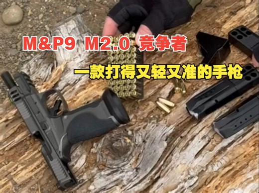 M&P9 M2.0 竞争者，一款打得又轻又准的手枪