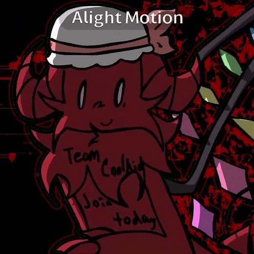 Coolkid x Touhou Animation// old touhou Coolkid skin #art #fyp #forsaken #touhou #animation