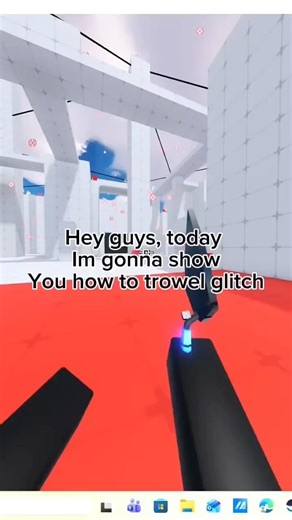 How to trowel glitch #roblox #edit #rivals #gaming #clips #trickshots #cool #sniping #games #shoot