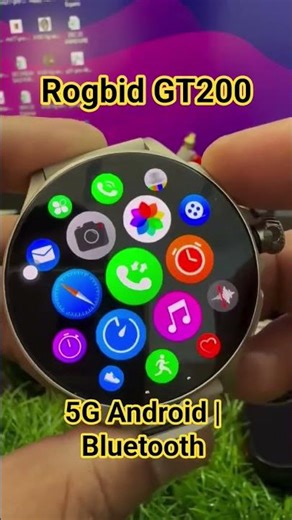GT200 5G Android Rotating Camera Sim Bluetooth Calling Smartwatch 2025