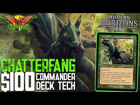 Chatterfang, Squirrel General | EDH $100 Budget Deck Tech | Commander | MH2 | Aristocrats