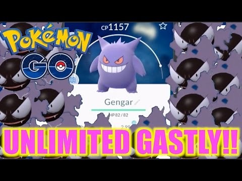 HOW TO GET GENGAR (EASY) POKEMON GO!! GASTLY NESTS!!