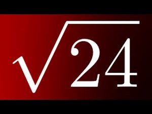 Simplify sqrt(24)