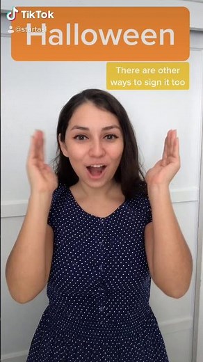 Halloween in American Sign Language (ASL)