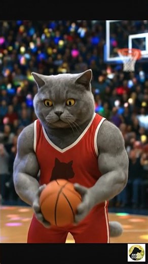 [PBA] Pets Basketball Animania Team Cat Starting Line Up #aiautomation #ai #aivideo #aishorts