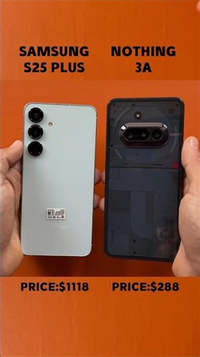 Samsung S25+ vs Nothing Phone 3A 🔥 Speed, Camera & Real-World Test!