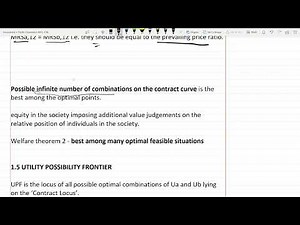 EFFICIENCY AND PARETO OPTIMALITY Welfare Theorem IGNOU MEC 106