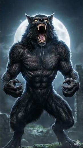 The Werewolf Awakens 🌕🐺 | Curse of the Full Moon #shorts #ai #werewolf #wolf #feedshorts