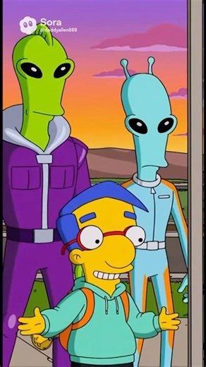 Little man need something PT.3 #reels #shorts #simpsons #superpower #AI #nice #alien #spaceship #ufo