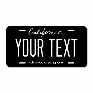 Personalized California License Plates - 5 Sizes Version 6 - Etsy