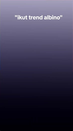 Tren Albino untuk Pria Solo yang Mengikuti