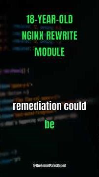 18-year-old NGINX rewrite module flaw enables unauthenticated RCE