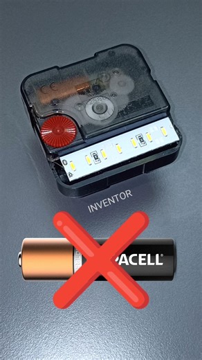 Lifetime battery for any wall clock