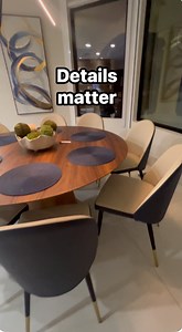 This dining setup proves it — the right table, chairs, and lighting change the entire feel of a space. Clean lines, warm tones, and thoughtful details come together to create a room that feels elevated, comfortable, and intentional. #LuxuryInteriors #ModernDining #CustomFurniture #DesignDetails #interiordesign | Brick and Mortarless Furniture