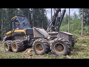 Ponsse Ergo 8w working - normal day
