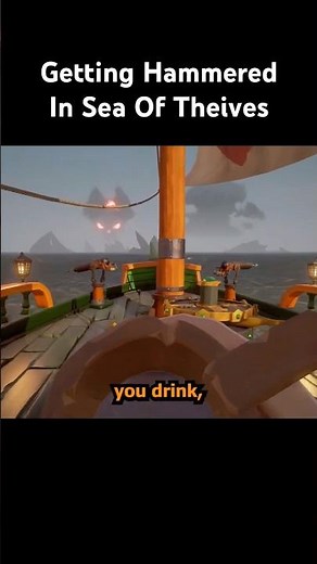 Getting absolutely hammered in sea of thieves…