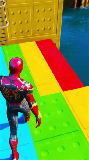 GTA 5 Epic Ragdolls RED SPIDERMAN VS RED MINION VS GREEN MINION (Physics & Funny Fails) ep.1