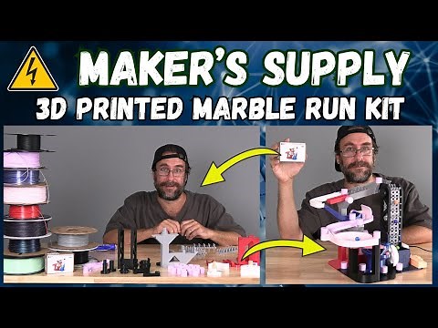 3D Print a Working MARBLE RUN with Bambu Lab "Marble Run Kit. TUTORIAL - Maker Supply