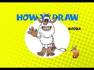 How to draw Booba - DRAWING LESSON - LEARN TO DRAW - ART