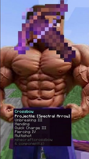 The Most Broken CROSSBOW in Minecraft History Piercing + Multishot in one Crossbow