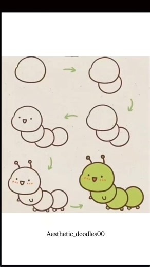 aesthetic drawing ideas with tutorial #easy #art #aestheic