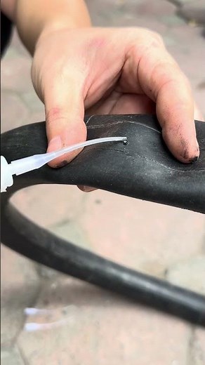 How to repair cycle puncture easy #cycling #tips #bicycle