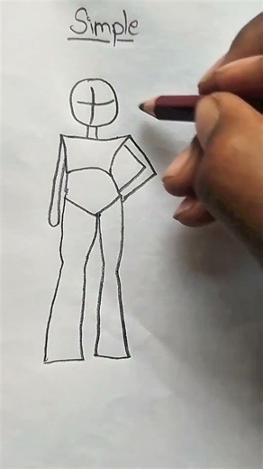 How to draw an Angel (stick man)Tutorial#drawing#tutorial#howtodraw#sketch #art
