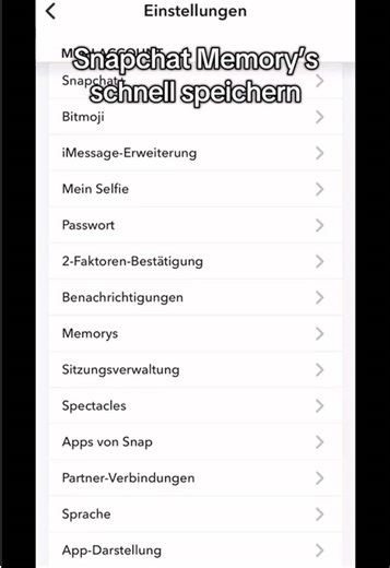 Snapchat Memories auf dem Handy speichern ohne Abo