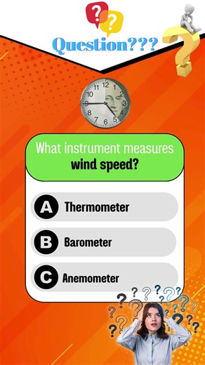 What Instrument Measures Wind Speed #shorts