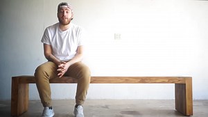 A clean, modern outdoor bench you can build yourself