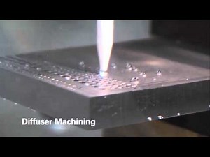 Blade and Vane Cooling Hole EDM Drilling | Makino