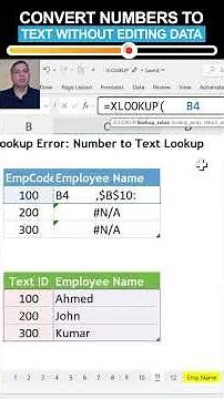 Convert Numbers to Text Without Editing Data 🔥 | Excel TEXT Function