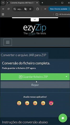 📦 Converta JAR Para ZIP No Seu Browser | Sem Necessidade De Instalar Qualquer Software