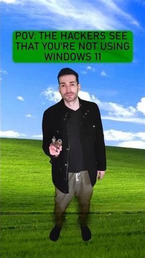 POV: The Hackers See That You're Not Using Windows 11 #windows #hacker