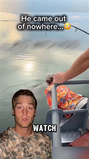 How lucky was this dude? 😬Buddy, don't you think you might not want to be leaning into water that might have crocs or reptiles in it? Just sayin'! 🤨😜