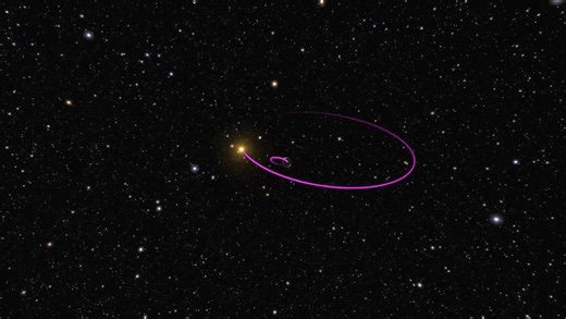 Unique black hole 3800 light-years away discovered by Gaia mission