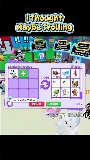 Did I Just Get Lucky Trading My Mega Moon Rabbit In Adopt Me. Letter M Alphabet Challenge 2026 ✅️🥳💖