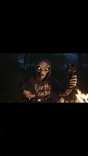 Alien Vlogs from the Woods 🌲👽 #funny #comedy #comedyshorts