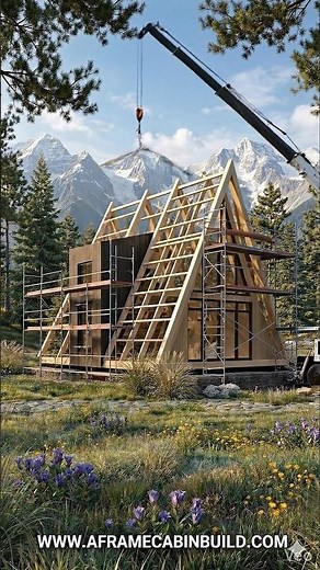 🏔️ Nordic Apex A-Frame Cabin Plans 900 Sq Ft | Full Walkthrough Of 2026 Aframe plans 😍