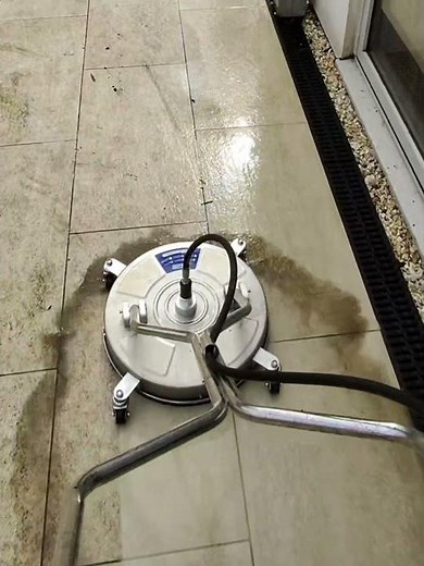 ‼️ Nice little Porcelain clean using the flat surface cleaner ! #satisfying #pressurewashing #asmr