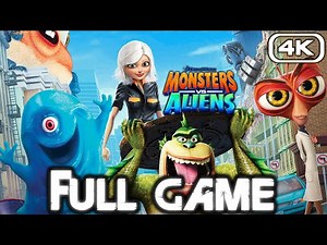 MONSTERS VS ALIENS Gameplay Walkthrough FULL GAME (4K 60FPS) No Commentary