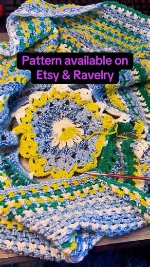 Bramble Bloom Circle Vest Progress | We Finish This Tomorrow