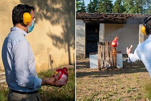 L'invention d'un « ballon extincteur » portatif, léger et utilisable par tous : la Block’Fire