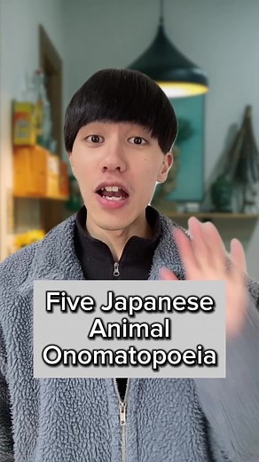 5 Japanese Animal Onomatopoeia #japaneselesson #japaneselanguage #japaneselearning #nihongo #japanese #japan2u