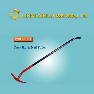 [Hot Item] L-17 Drop Forged Nail Puller Cold Chisel Crow Wrecking Bar