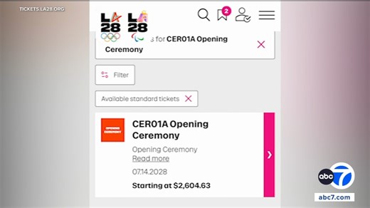 Tickets for 2028 Los Angeles Olympics to go on sale Thursday