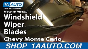 How to Replace Wiper Blades 1995-2007 Chevy Monte Carlo
