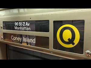 The Broadway Line: R68 Q Train Ride from 96th Street-2nd Avenue to Coney Island-Stillwell Avenue