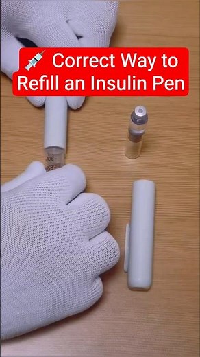 How to Refill Insulin Pen Correctly Step-by-Step Guide #shorts