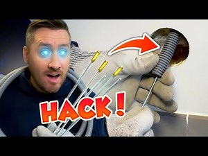 Quick and Easy Trick to Run Wires Through a Wall (No Struggle Needed!)